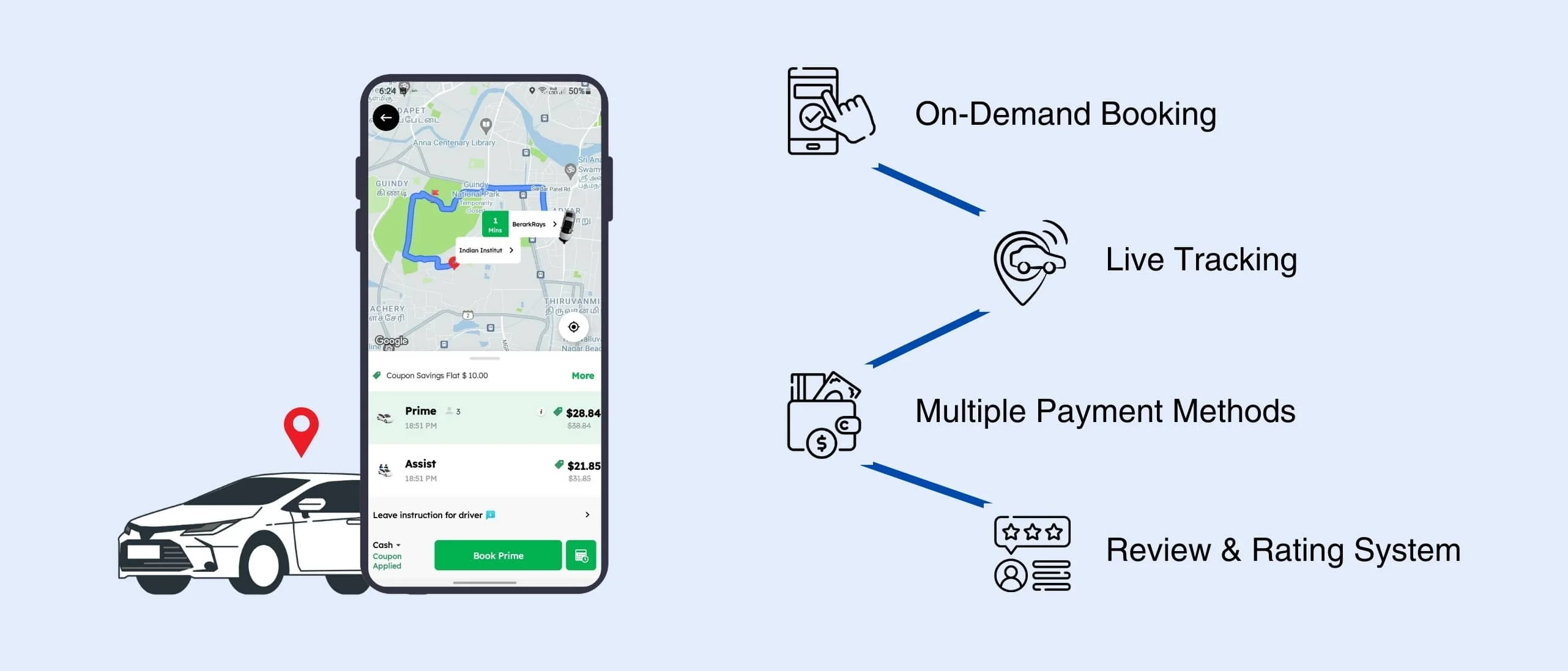 Ride hailing platform