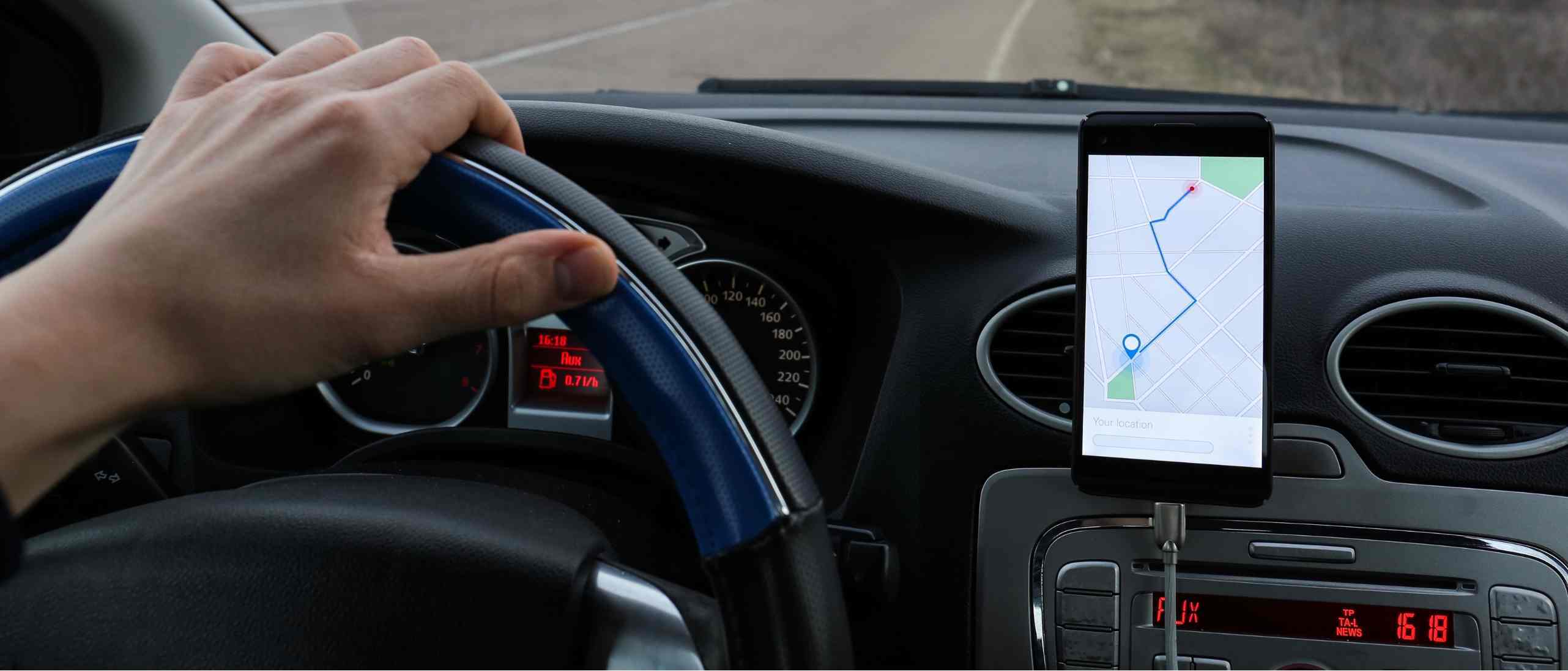 Driver facing components of driver app